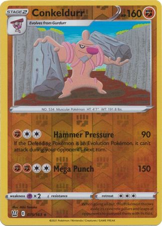 Battle Styles 075/163 Conkeldurr (Reverse Holo)