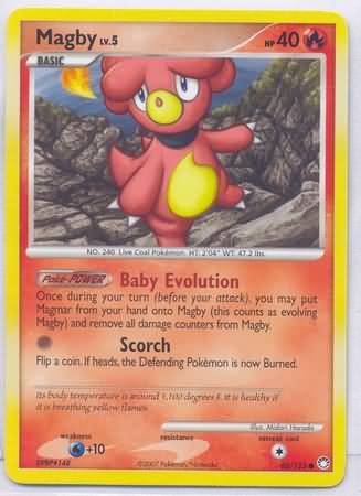 Mysterious Treasures 088/123 Magby Lv 5