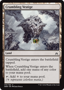 Oath of the Gatewatch 170/184 Crumbling Vestige