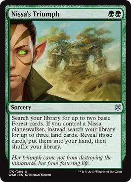 War of the Spark 170/264 Nissa's Triumph