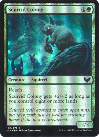 Strixhaven 142/275 Scurrid Colony (Foil)