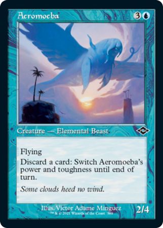 Modern Horizons 2 389 Aeromoeba (Showcase Retro Frame)