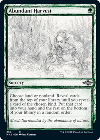 Modern Horizons 2 354 Abundant Harvest (Showcase Sketch Frame)