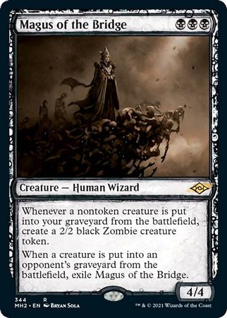 Modern Horizons 2 344 Magus of the Bridge (Showcase Sketch Frame)(Foil)