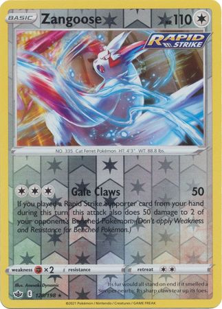 Chilling Reign 120/198 Zangoose (Reverse Holo)
