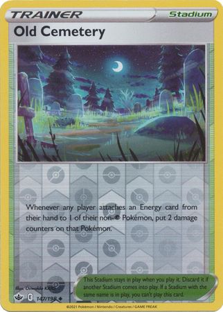 Chilling Reign 147/198 Old Cemetery (Reverse Holo)