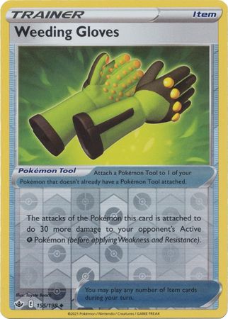 Chilling Reign 155/198 Weeding Gloves (Reverse Holo)