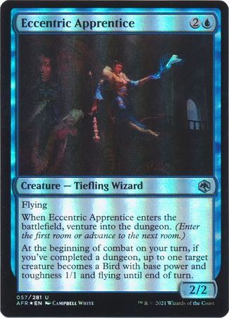 Adventures in the Forgotten Realms 057/281 Eccentric Apprentice (Foil)