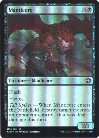 Adventures in the Forgotten Realms 113/281 Manticore (Foil)