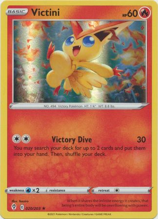 Evolving Skies 020/203 Victini (Holo)