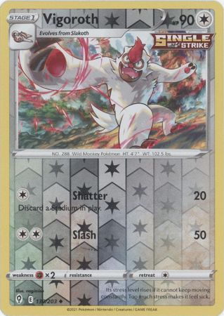 Evolving Skies 130/203 Vigoroth (Reverse Holo)