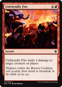 Ixalan 172/279 Unfriendly Fire
