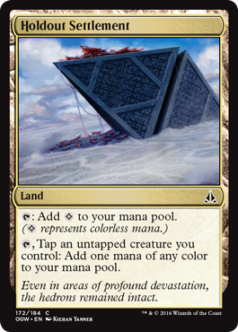 Oath of the Gatewatch 172/184 Holdout Settlement