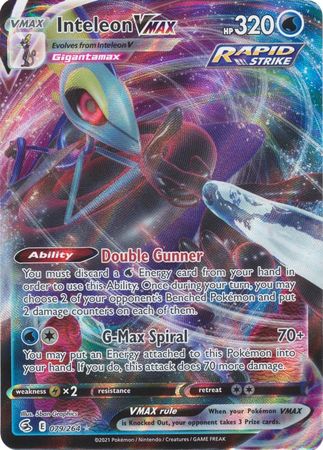 Fusion Strike 079/264 Inteleon VMAX (Full Art)