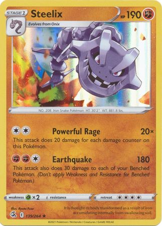 Fusion Strike 139/264 Steelix (Holo)