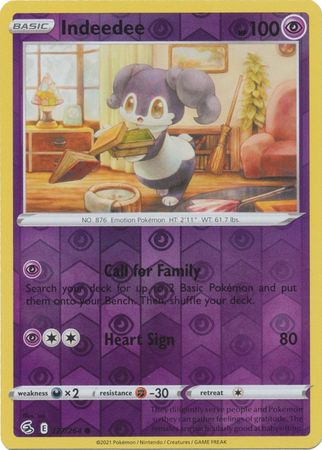 Fusion Strike 127/264 Indeedee (Reverse Holo)