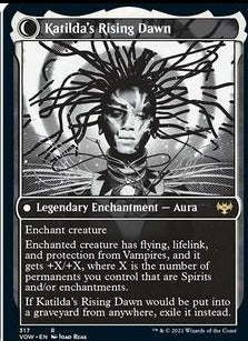 Innistrad: Crimson Vow 317 Katilda, Dawnhart Martyr//Katilda's Rising Dawn (Eternal Night)