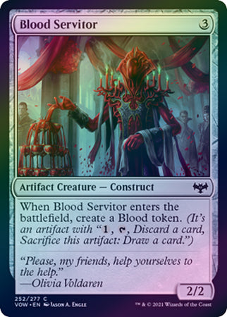 Innistrad: Crimson Vow 252/277 Blood Servitor (Foil)