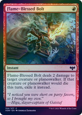 Innistrad: Crimson Vow 158/277 Flame-Blessed Bolt (Foil)