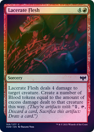 Innistrad: Crimson Vow 166/277 Lacerate Flesh (Foil)