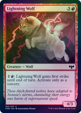 Innistrad: Crimson Vow 168/277 Lightning Wolf (Foil)