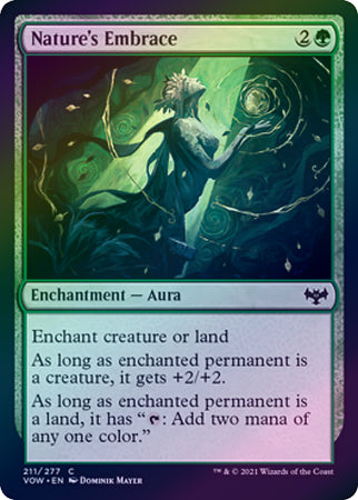 Innistrad: Crimson Vow 211/277 Nature's Embrace (Foil)
