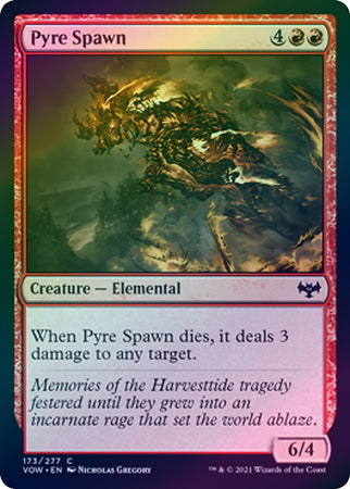 Innistrad: Crimson Vow 173/277 Pyre Spawn (Foil)