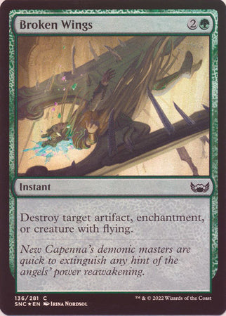 Streets of New Capenna 136/281 Broken Wings (Foil)