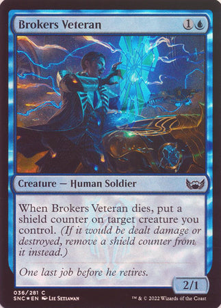 Streets of New Capenna 036/281 Brokers Veteran (Foil)