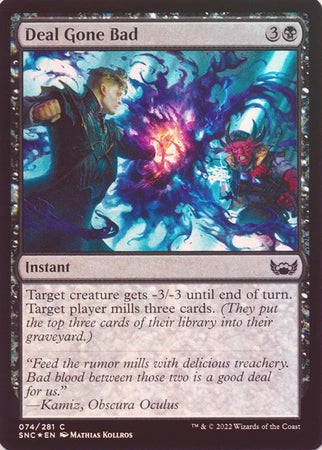 Streets of New Capenna 074/281 Deal Gone Bad (Foil)