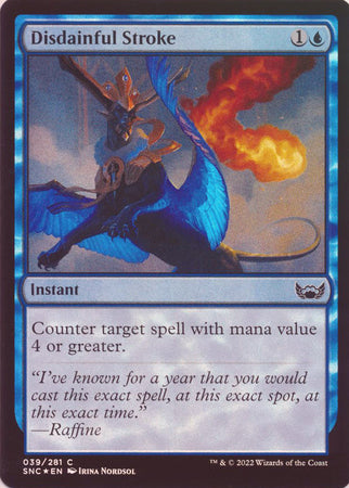 Streets of New Capenna 039/281 Disdainful Stroke (Foil)