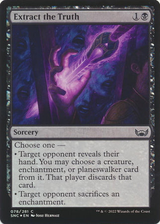 Streets of New Capenna 078/281 Extract the Truth (Foil)