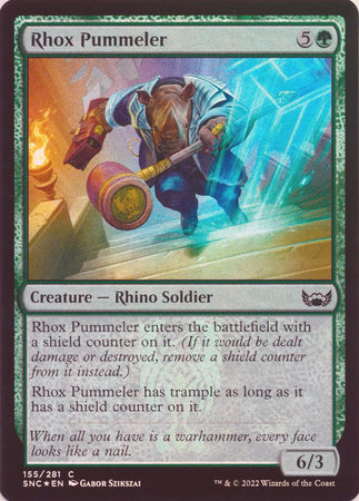 Streets of New Capenna 155/281 Rhox Pummeler (Foil)