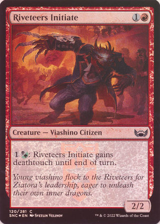 Streets of New Capenna 120/281 Riveteers Initiate (Foil)