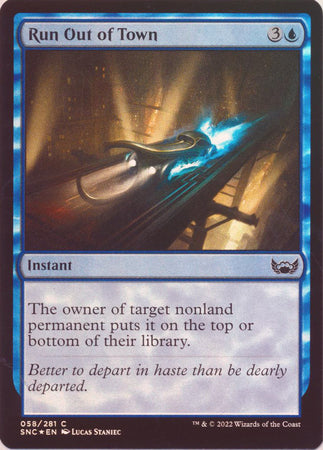 Streets of New Capenna 058/281 Run out of Town (Foil)