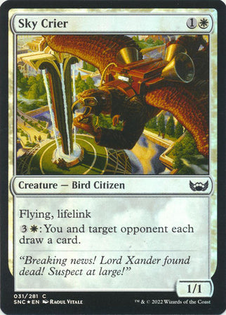 Streets of New Capenna 031/281 Sky Crier (Foil)