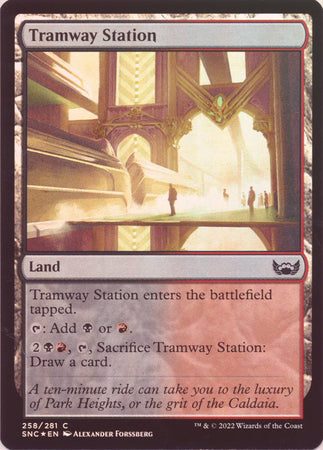 Streets of New Capenna 258/281 Tramway Station (Foil)