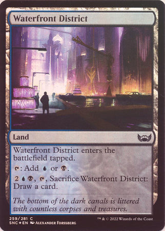 Streets of New Capenna 259/281 Waterfront District (Foil)