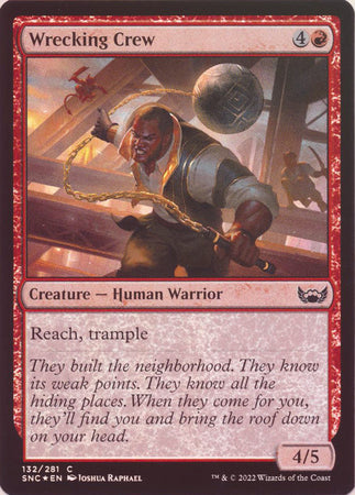 Streets of New Capenna 132/281 Wrecking Crew (Foil)