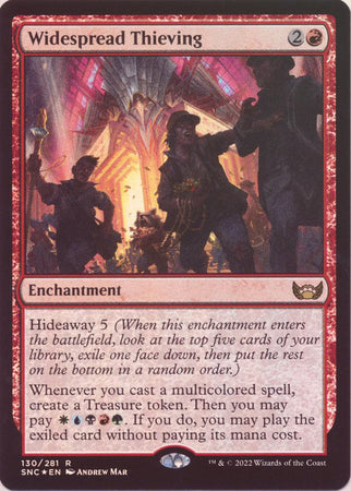 Streets of New Capenna 130/281 Widespread Thieving (Foil)