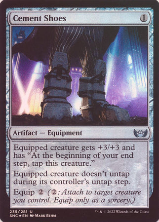 Streets of New Capenna 235/281 Cement Shoes (Foil)