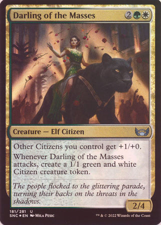 Streets of New Capenna 181/281 Darling of the Masses (Foil)