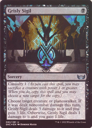 Streets of New Capenna 082/281 Grisly Sigil (Foil)