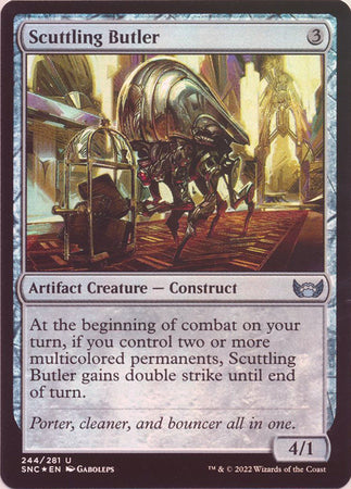 Streets of New Capenna 244/281 Scuttling Butler (Foil)
