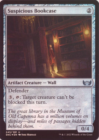 Streets of New Capenna 245/281 Suspicious Bookcase (Foil)