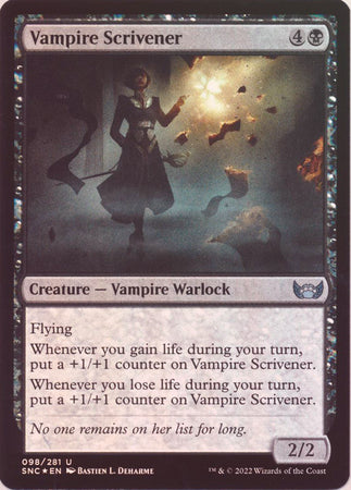 Streets of New Capenna 098/281 Vampire Scrivener (Foil)