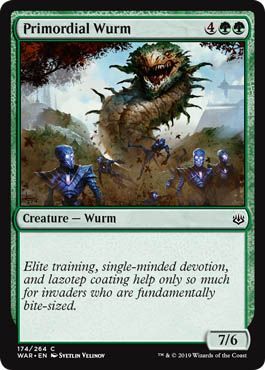 War of the Spark 174/264 Primordial Wurm