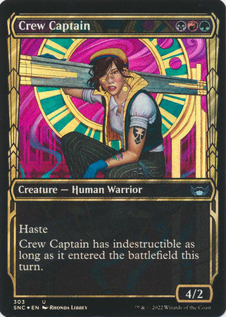Streets of New Capenna 303 Crew Captain (Golden Age Frame)(Foil)