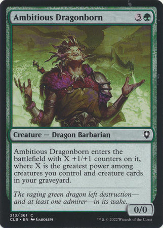 Battle for Baldur's Gate 213/361 Ambitious Dragonborn (Foil)
