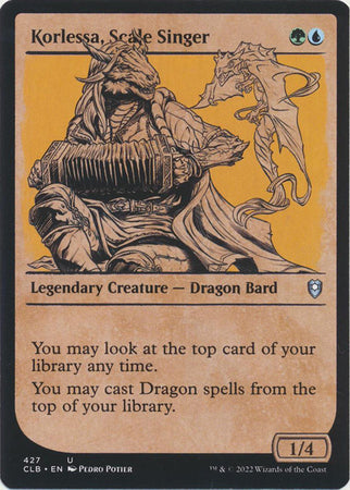 Battle for Baldur's Gate 427 Korlessa, Scale Singer (Rulebook)